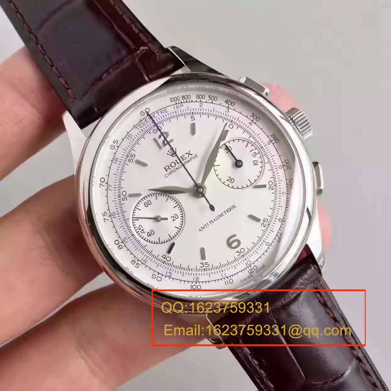 【台湾 Factory 1:1复刻手表】 Rolex 复古款多功能手动计时 wrist watch  / R134