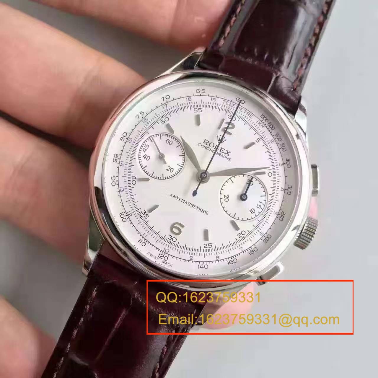 【台湾 Factory 1:1复刻手表】 Rolex 复古款多功能手动计时 wrist watch  / R134