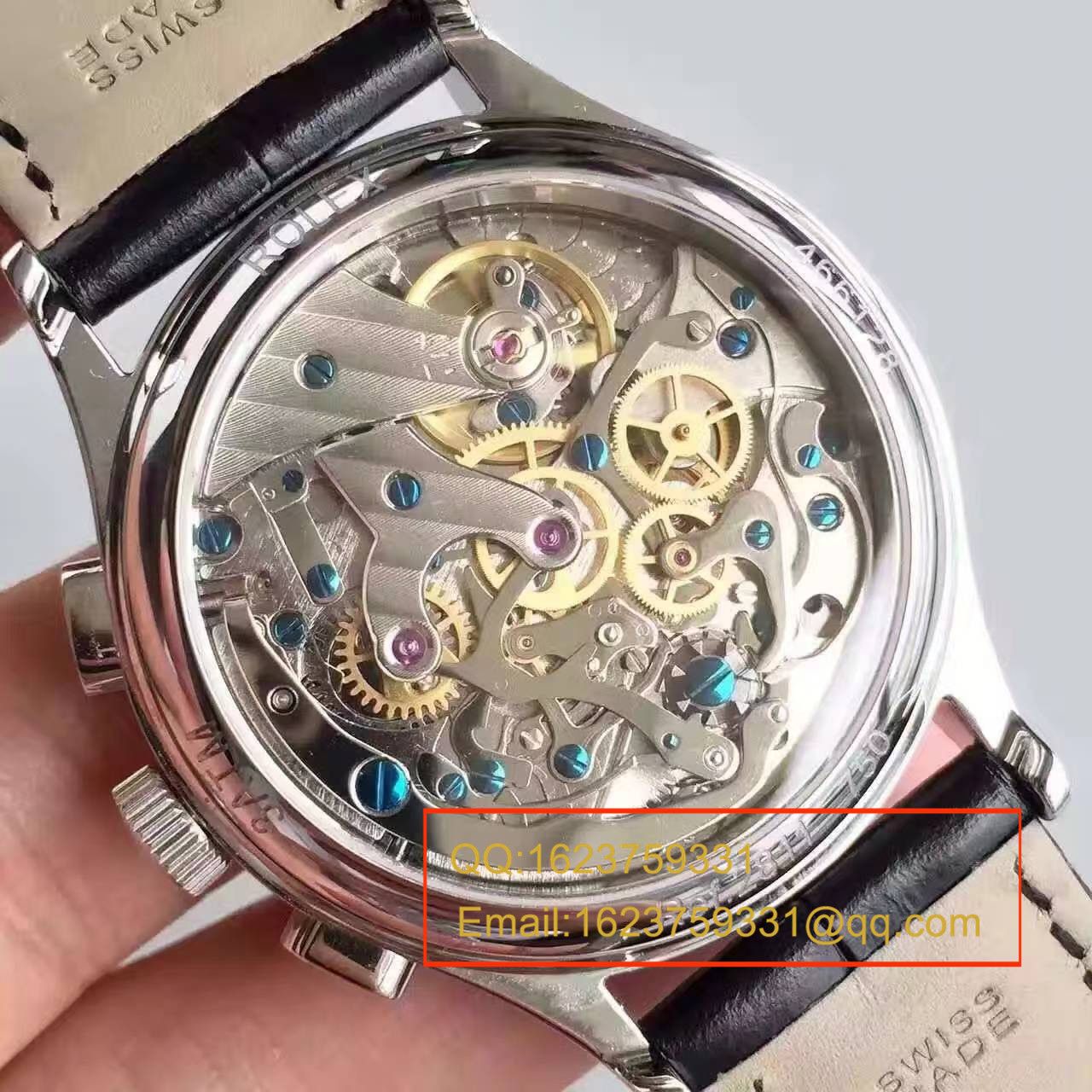 【台湾 Factory 1:1复刻手表】 Rolex 复古款多功能手动计时 wrist watch  / R134