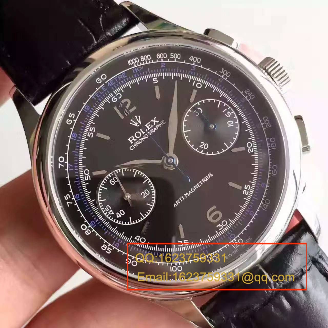 【台湾 Factory 1:1复刻手表】 Rolex 复古款多功能手动计时 wrist watch  / R134