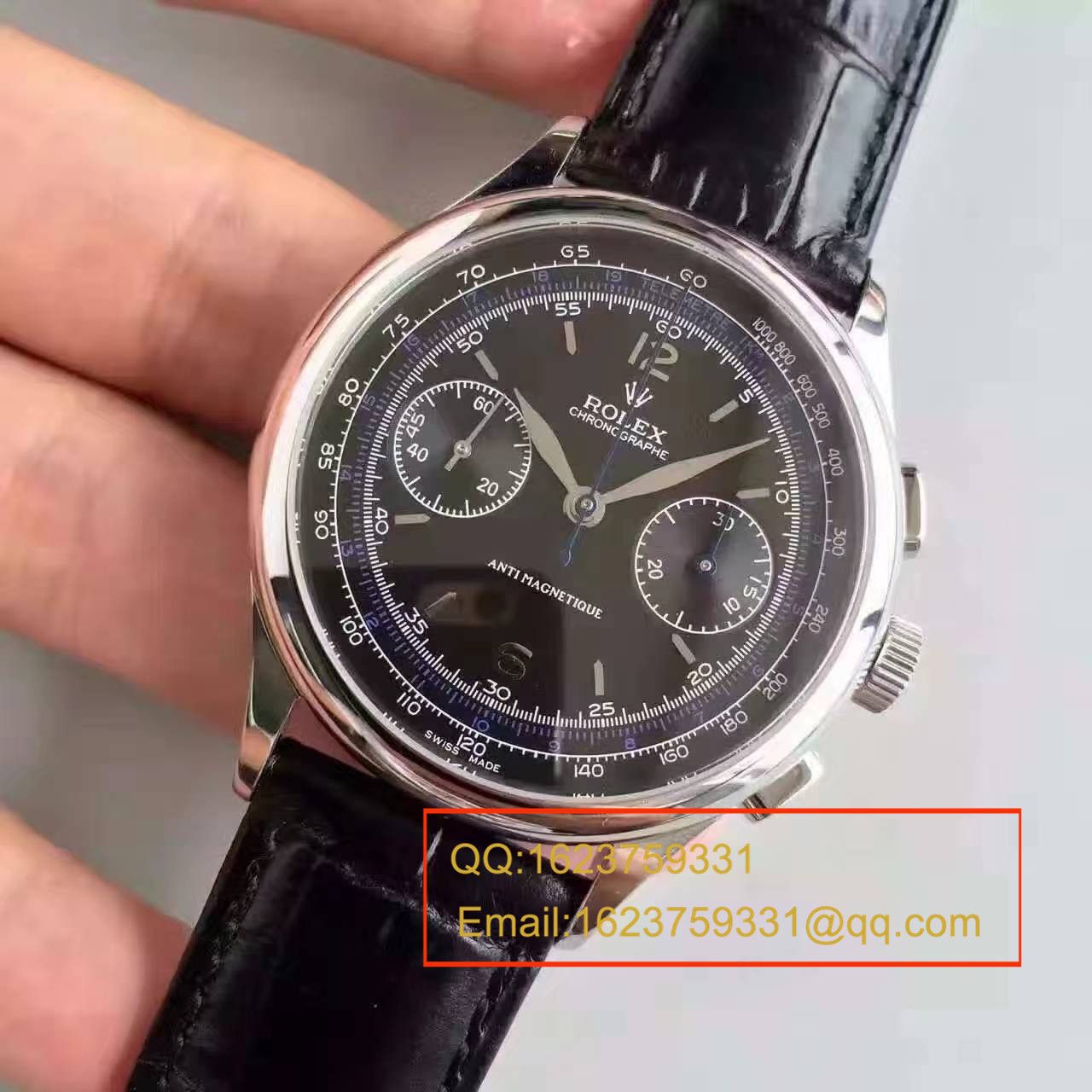 【台湾 Factory 1:1复刻手表】 Rolex 复古款多功能手动计时 wrist watch  / R134