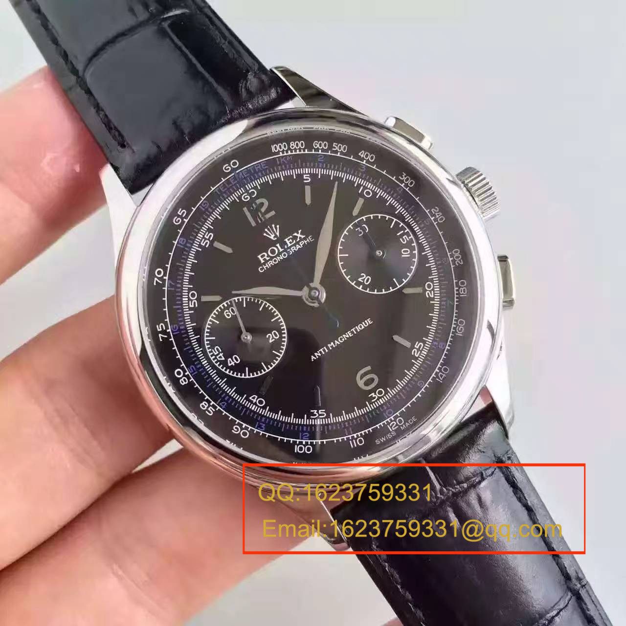 【台湾 Factory 1:1复刻手表】 Rolex 复古款多功能手动计时 wrist watch  / R134