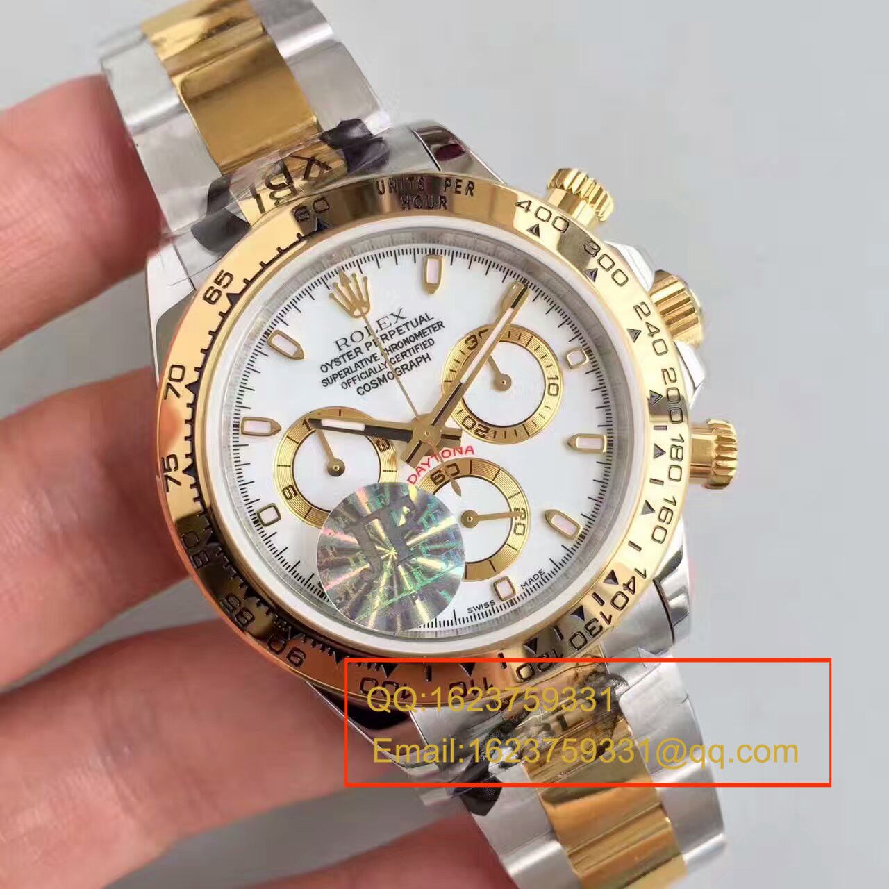 【JF Factory 1:1高仿手表】 Rolex  Cosmograph Daytona  Ditongna 系列116508白盘 wrist watch  / RBC130