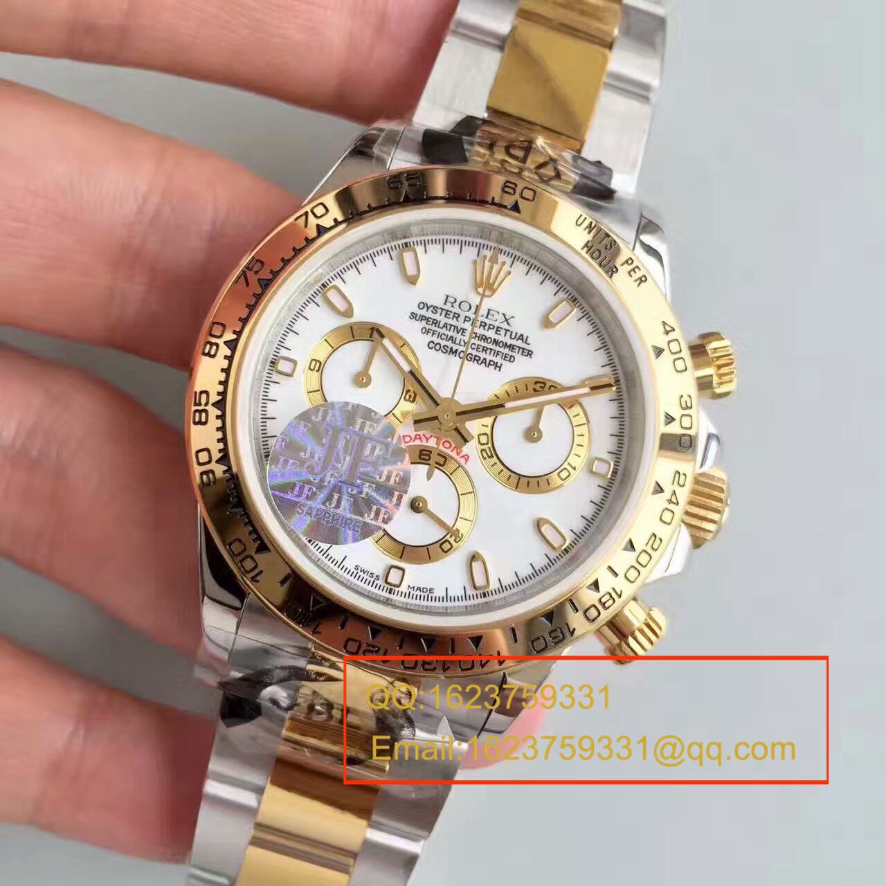 【JF Factory 1:1高仿手表】 Rolex  Cosmograph Daytona  Ditongna 系列116508白盘 wrist watch  / RBC130