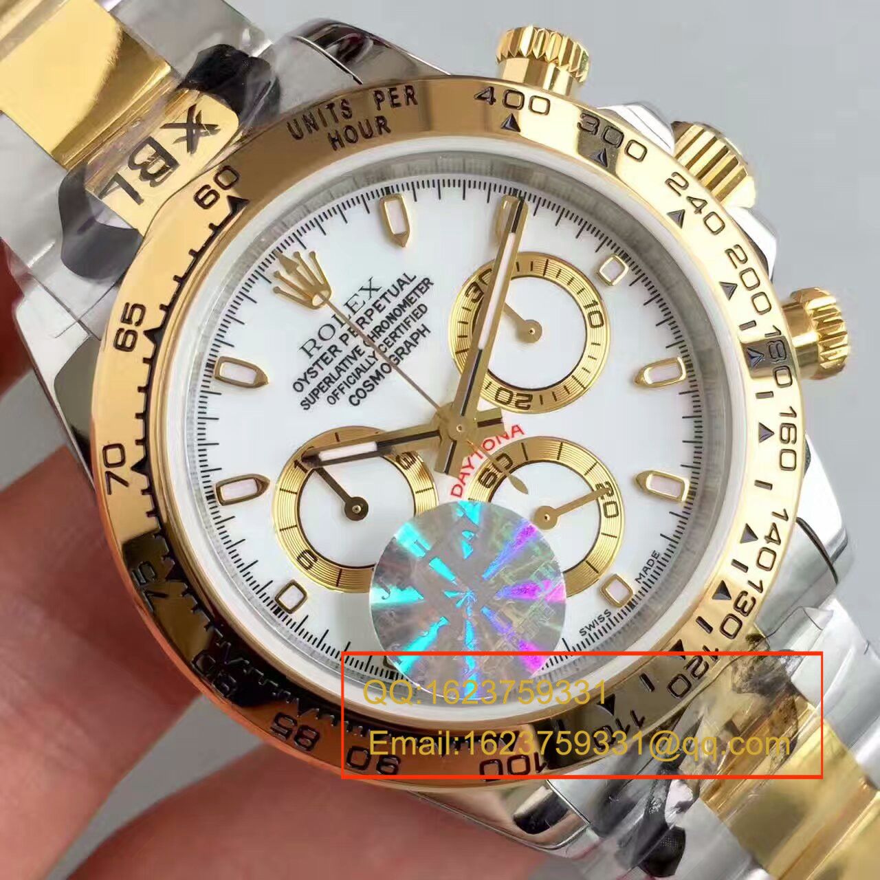 【JF Factory 1:1高仿手表】 Rolex  Cosmograph Daytona  Ditongna 系列116508白盘 wrist watch  / RBC130