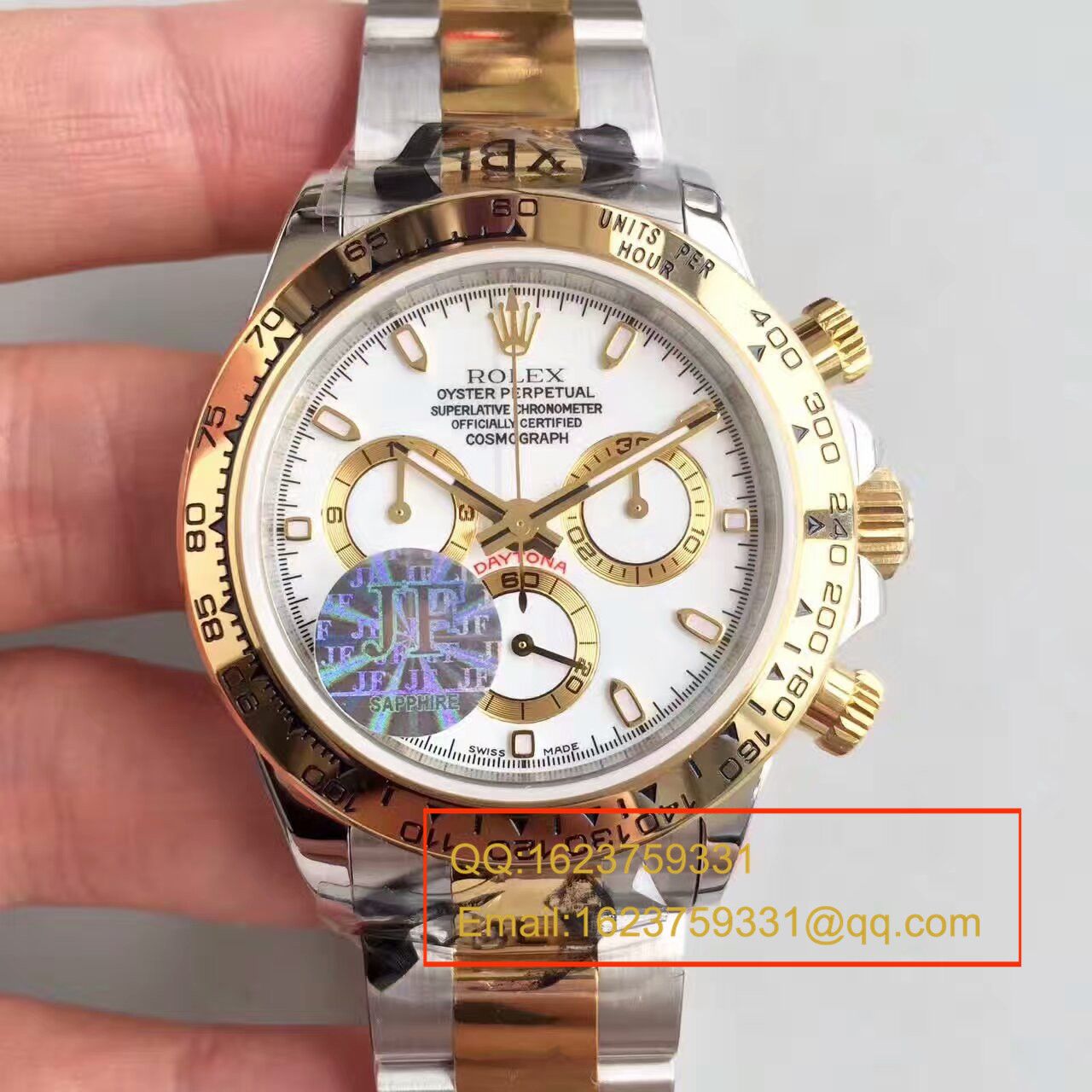 【JF Factory 1:1高仿手表】 Rolex  Cosmograph Daytona  Ditongna 系列116508白盘 wrist watch  / RBC130