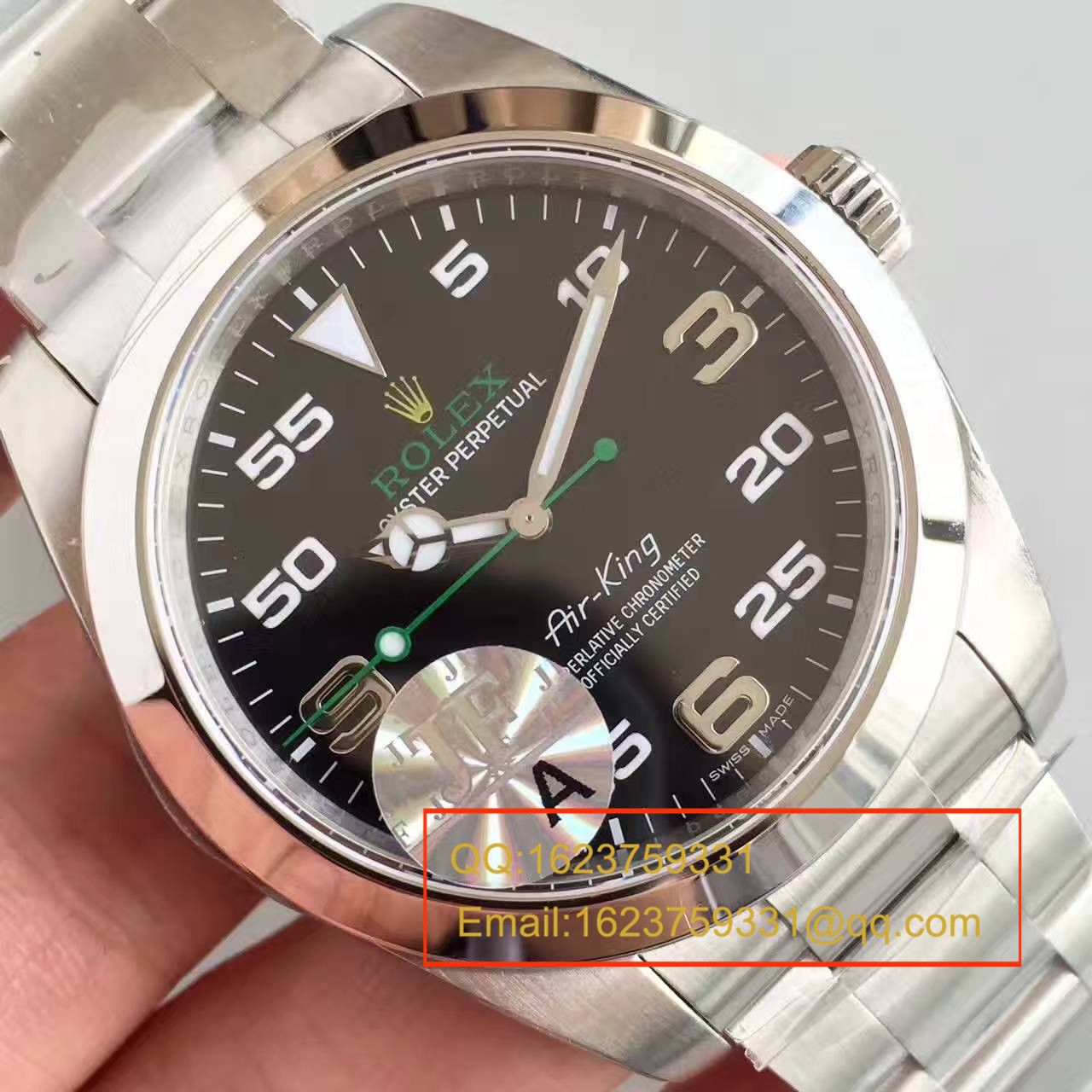【JF Factory V10S版本一比一复刻高仿手表】 Rolex 空中霸王型系列AIR-KING116900-71200 wrist watch  / R015.1