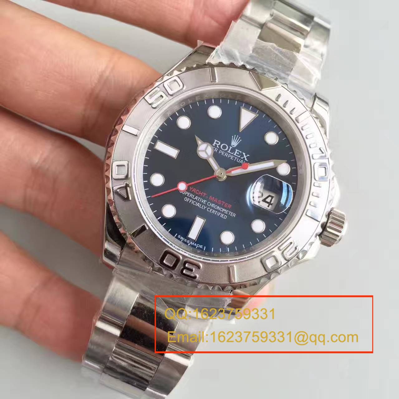 【N Factory 一比一复刻高仿手表】 Rolex  Yacht-Master 系列116622-78760 蓝盘机械手表 / RBA021