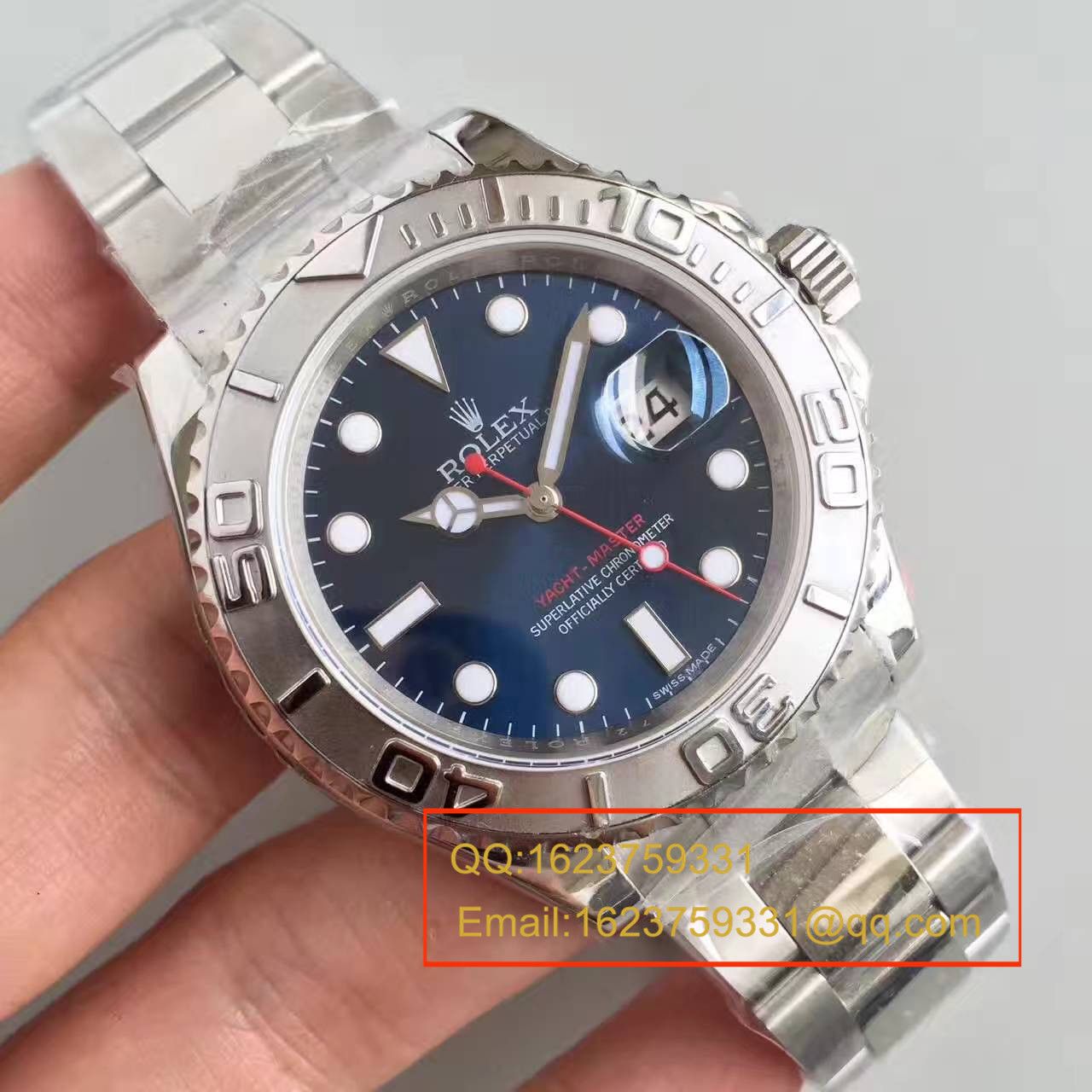 【N Factory 一比一复刻高仿手表】 Rolex  Yacht-Master 系列116622-78760 蓝盘机械手表 / RBA021