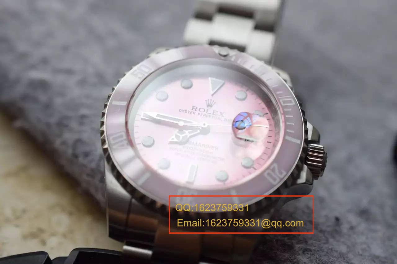 【NOOB Factory 1:1 top 复刻高仿手表】 Rolex 潛航者型系列116610LN 银盘《SUB粉水鬼》女款 wrist watch  / R027