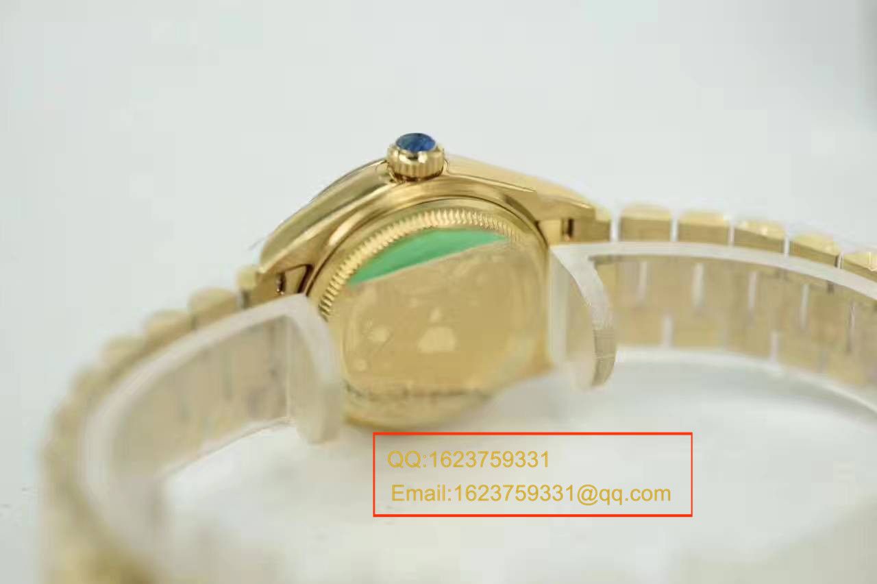 【SY Factory 一比一超A高仿手表】 Rolex 女装  Datejust 系列279178香槟色女士 wrist watch  / RB0126A