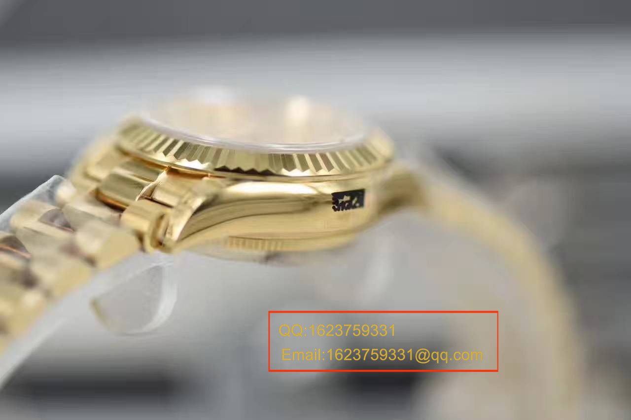 【SY Factory 一比一超A高仿手表】 Rolex 女装  Datejust 系列279178香槟色女士 wrist watch  / RB0126A