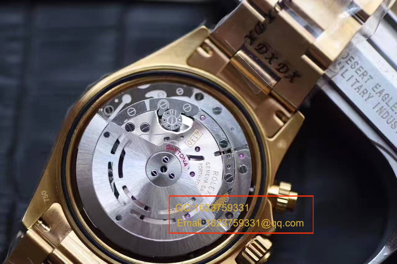 【台湾 Factory 一比一超A高仿手表】 Rolex  Cosmograph Daytona  Ditongna 系列116528 蓝色表盘 wrist watch  / RBB183
