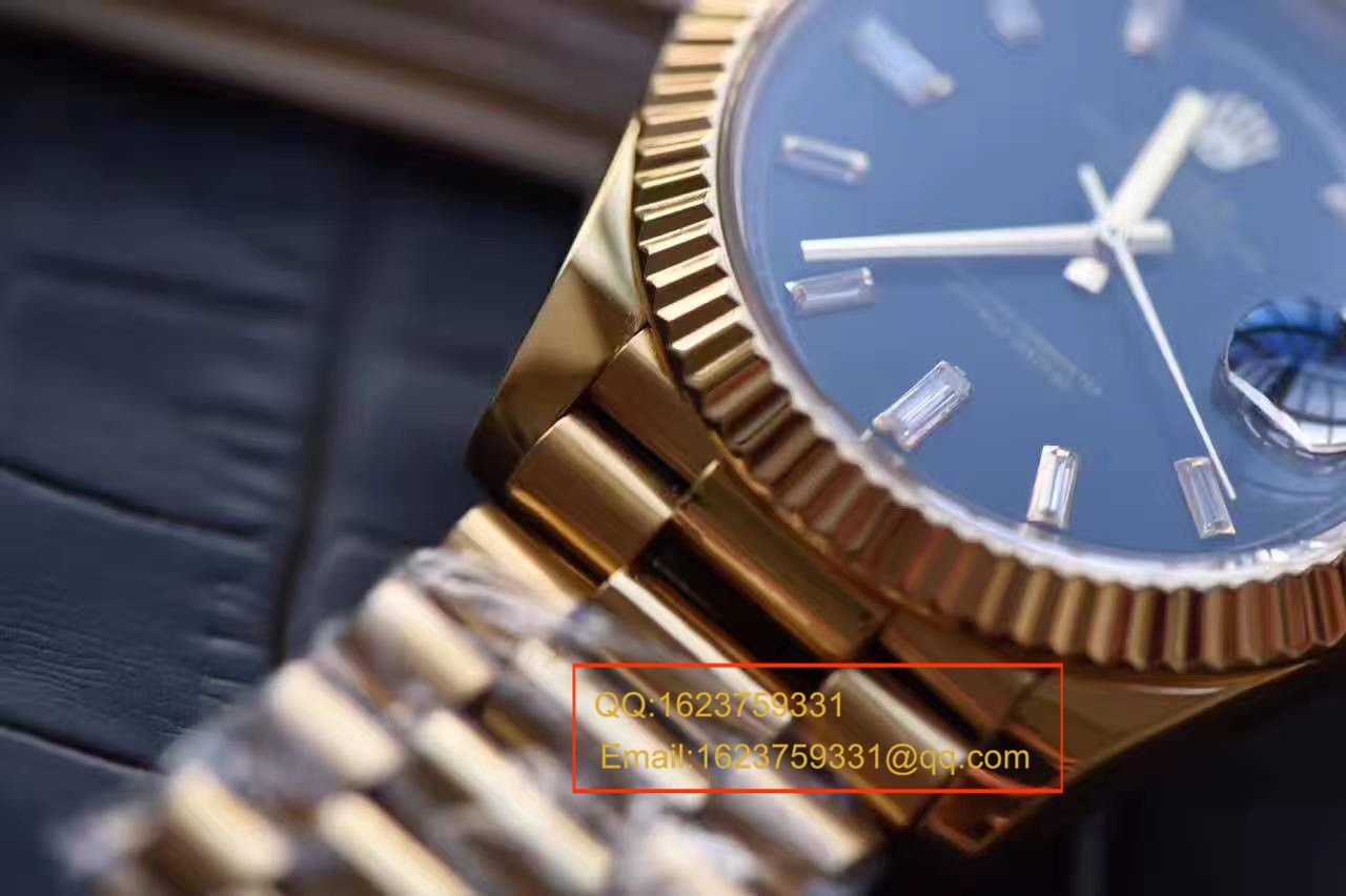 【台湾 Factory 一比一超A高仿 wrist watch 】 Rolex  Day-Date 型系列228238黑色表盘 / RBA176