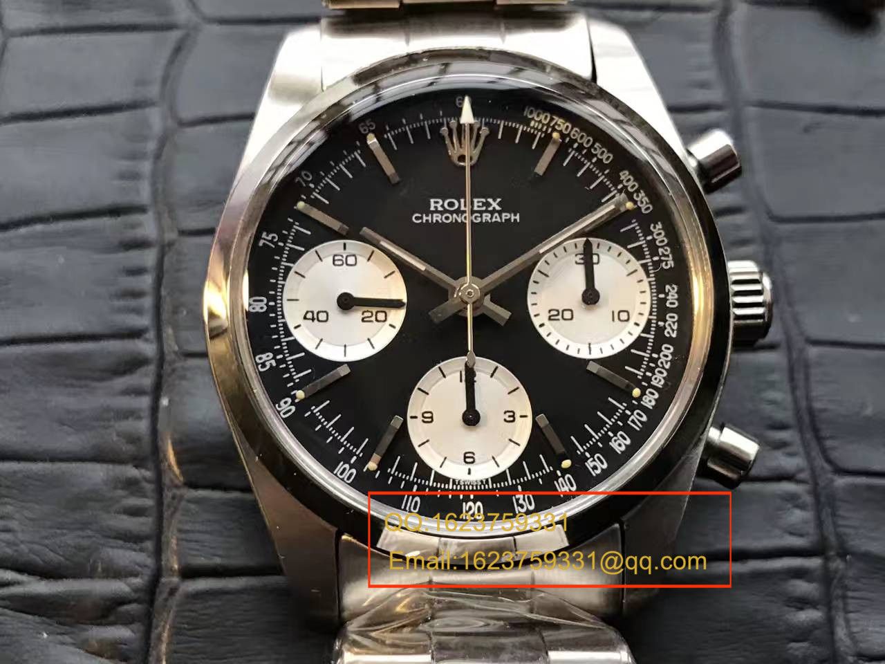 经典复古 Rolex  Ditongna 黑盘中性 wrist watch  / R174