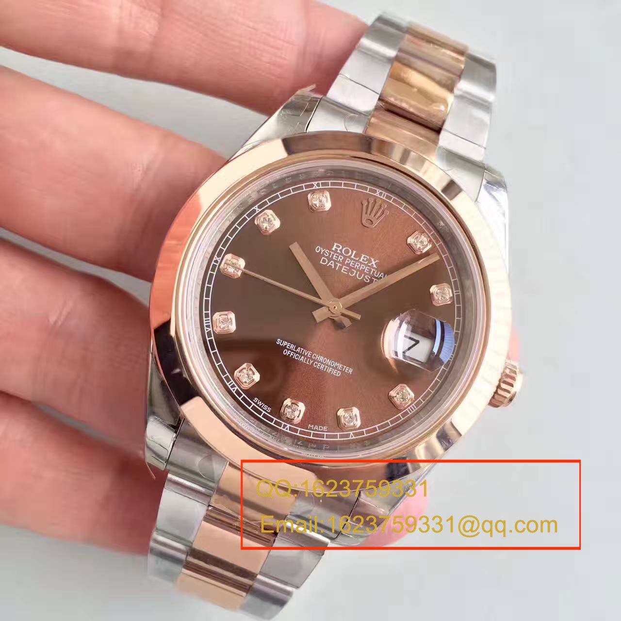 【NOOB Factory 一比一超A高仿手表】 Rolex   Datejust 系列126301巧克力色盘纪念型 watchband   wrist watch  / R162