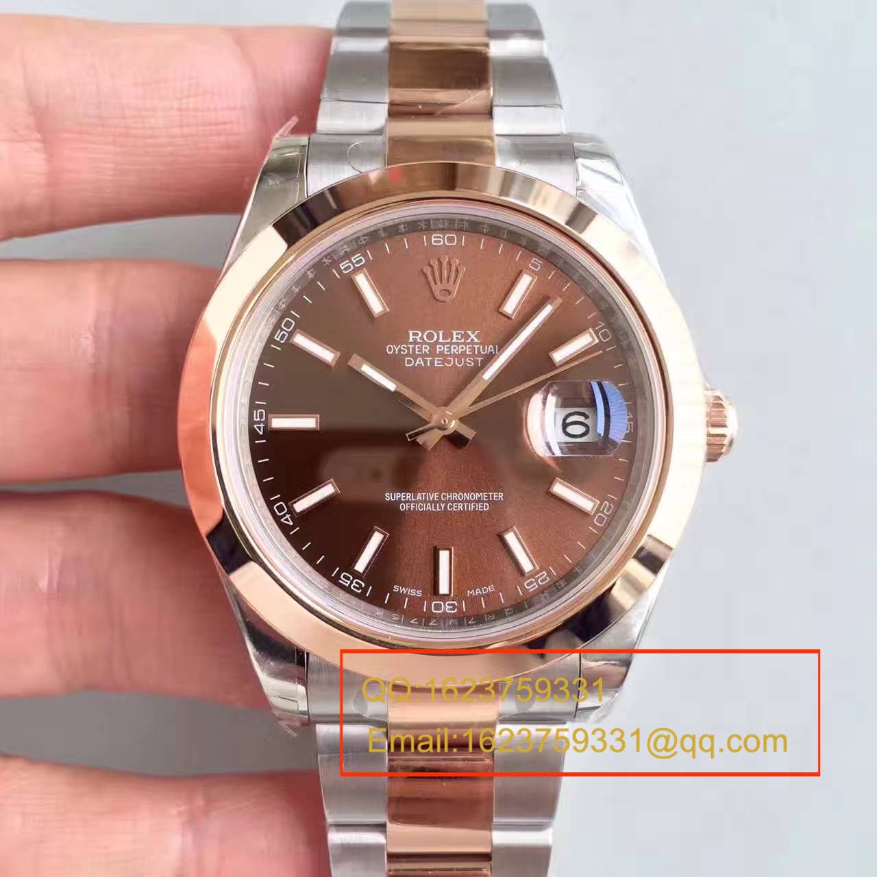 【NOOB Factory 1:1高仿手表】 Rolex   Datejust 系列126331 wrist watch  / R160