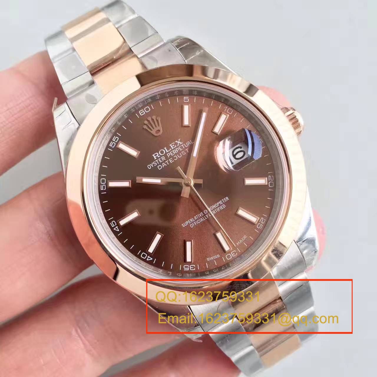 【NOOB Factory 1:1高仿手表】 Rolex   Datejust 系列126331 wrist watch  / R160