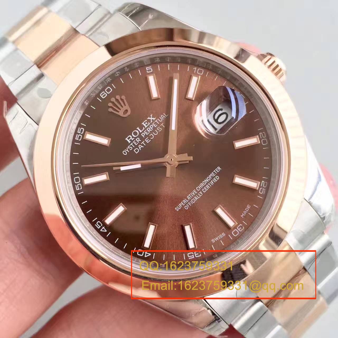 【NOOB Factory 1:1高仿手表】 Rolex   Datejust 系列126331 wrist watch  / R160