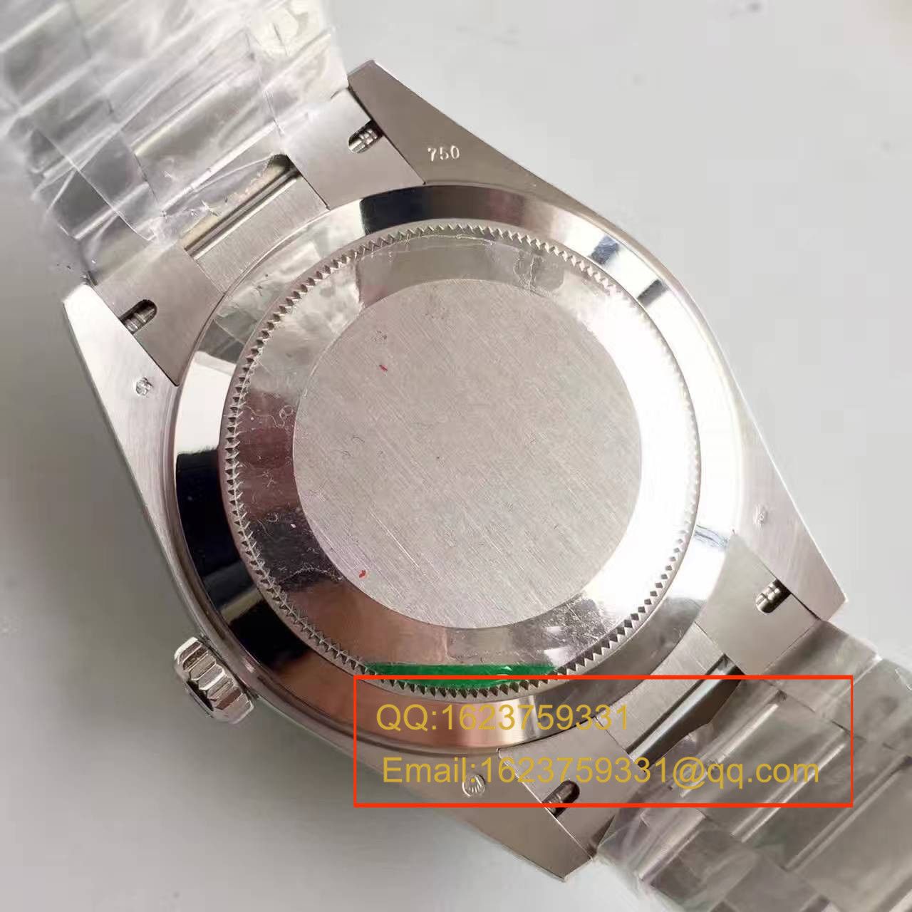 【N Factory 一比一超A高精仿手表】 Rolex  Day-Date 型系列228206冰蓝暗纹盘男士机械 wrist watch  / RBE067