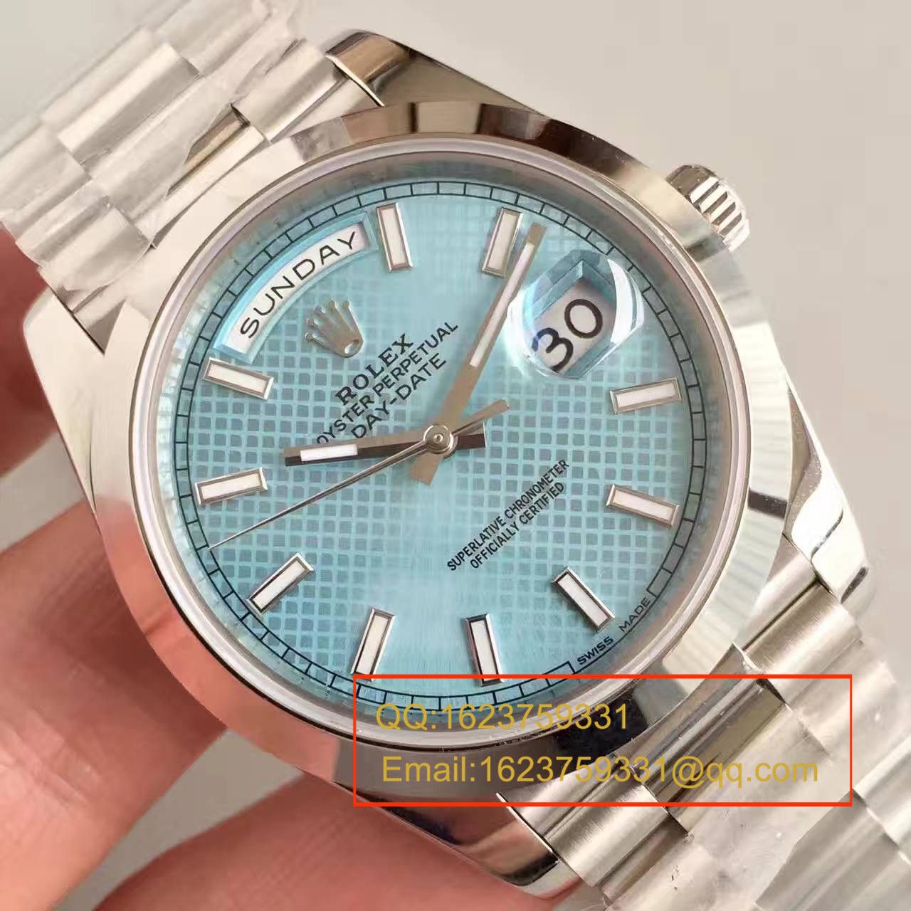 【N Factory 一比一高精仿手表】 Rolex  Day-Date 型系列228206-83416机械 wrist watch  / RBE047