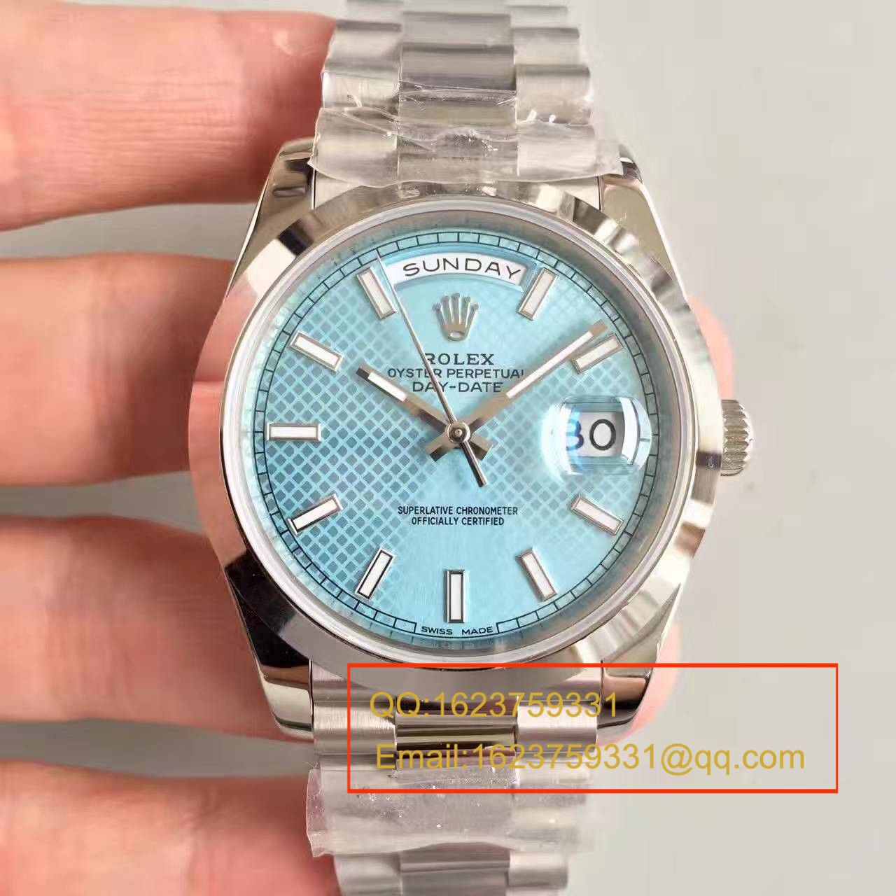 【N Factory 一比一高精仿手表】 Rolex  Day-Date 型系列228206-83416机械 wrist watch  / RBE047