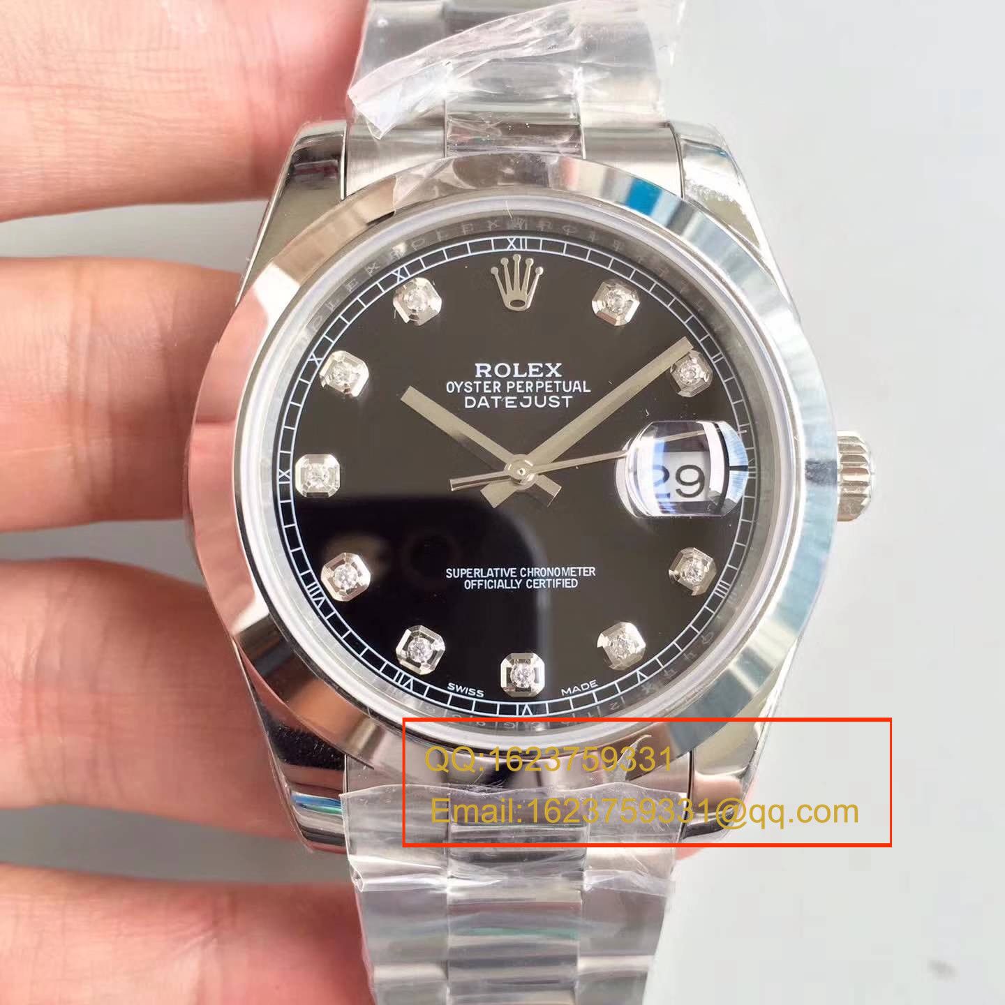 【N Factory 1:1复刻高仿手表】 Rolex   Datejust 系列116334-72210 G wrist watch  / RBD075