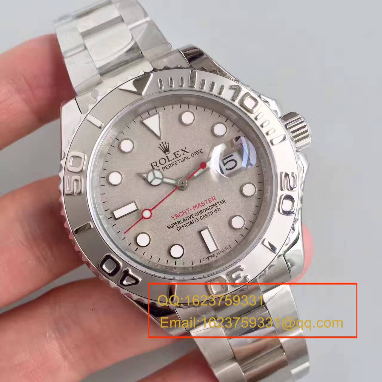 【NOOB Factory 1:1超A高精仿手表】 Rolex  Yacht-Master 系列116622-78760 银盘 wrist watch  / RBA020