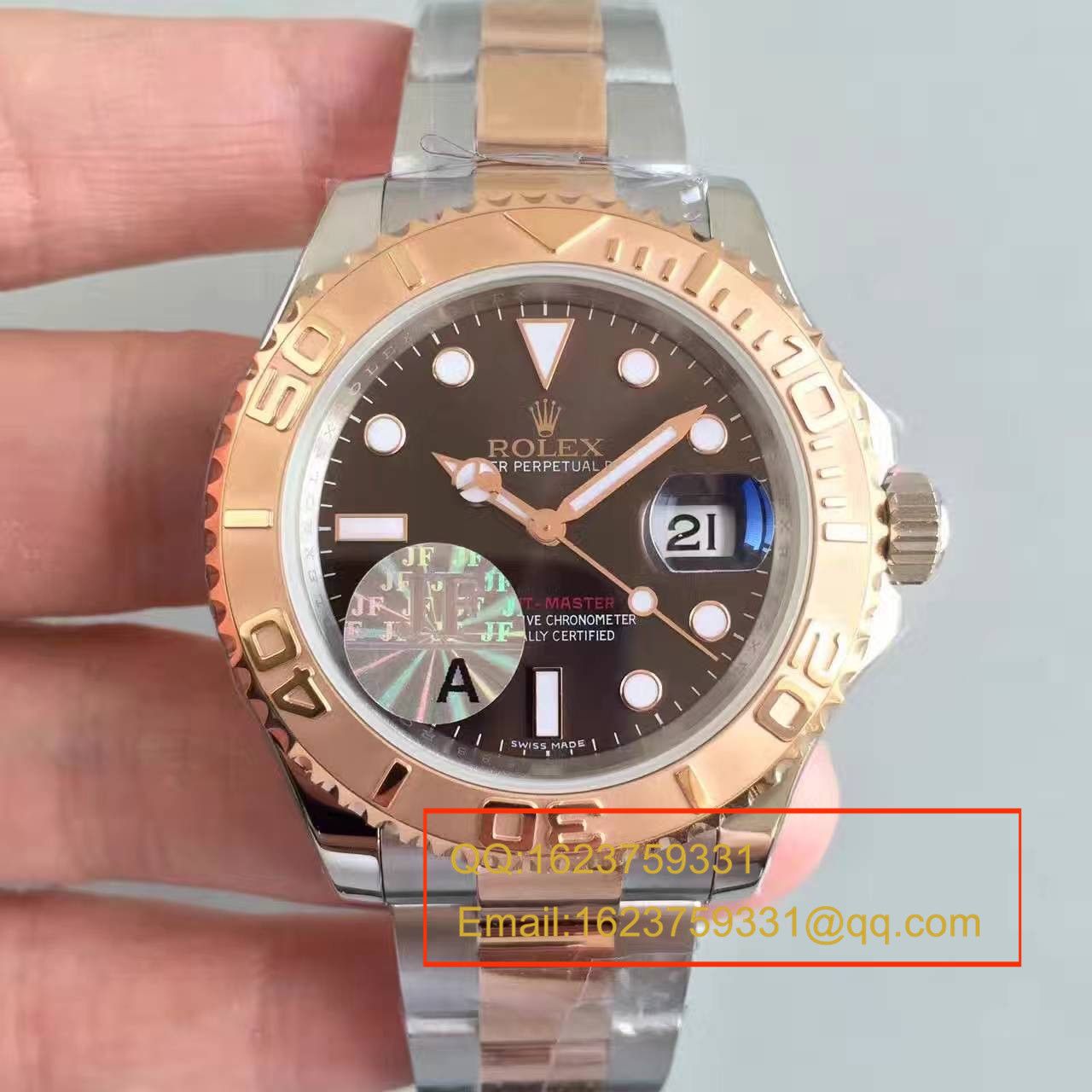 【JF Factory 一比一复刻高仿手表】 Rolex  Yacht-Master 系列116621-78801男士机械手表 / RBC042