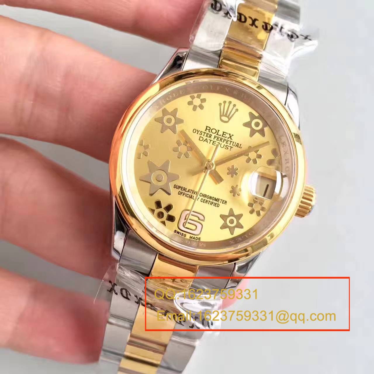 【台湾 Factory 超A高精仿手表】 Rolex  女装  Datejust 31系列178243-72163 wrist watch   / RAG025