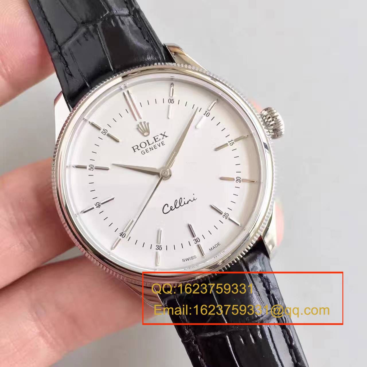 【MK一比一高精仿】 Rolex 切利尼系列50509白盘男士机械手表 / R076