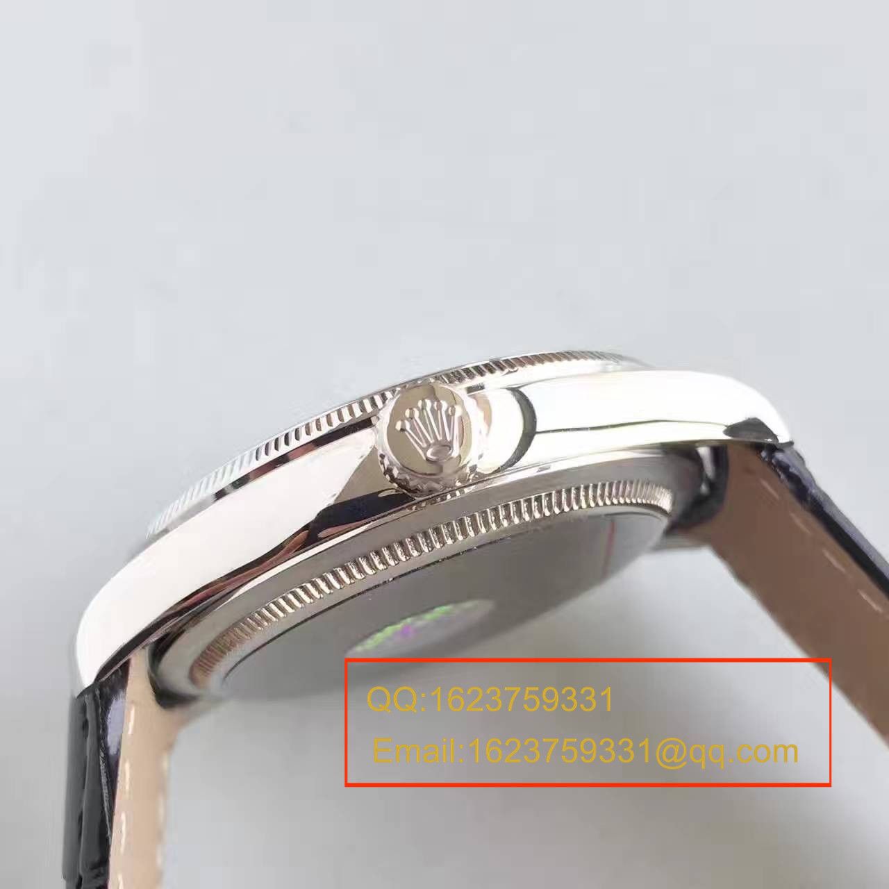 【MK一比一超A高仿手表】 Rolex 切利尼系列50509黑盘黑带机械 wrist watch  / R079