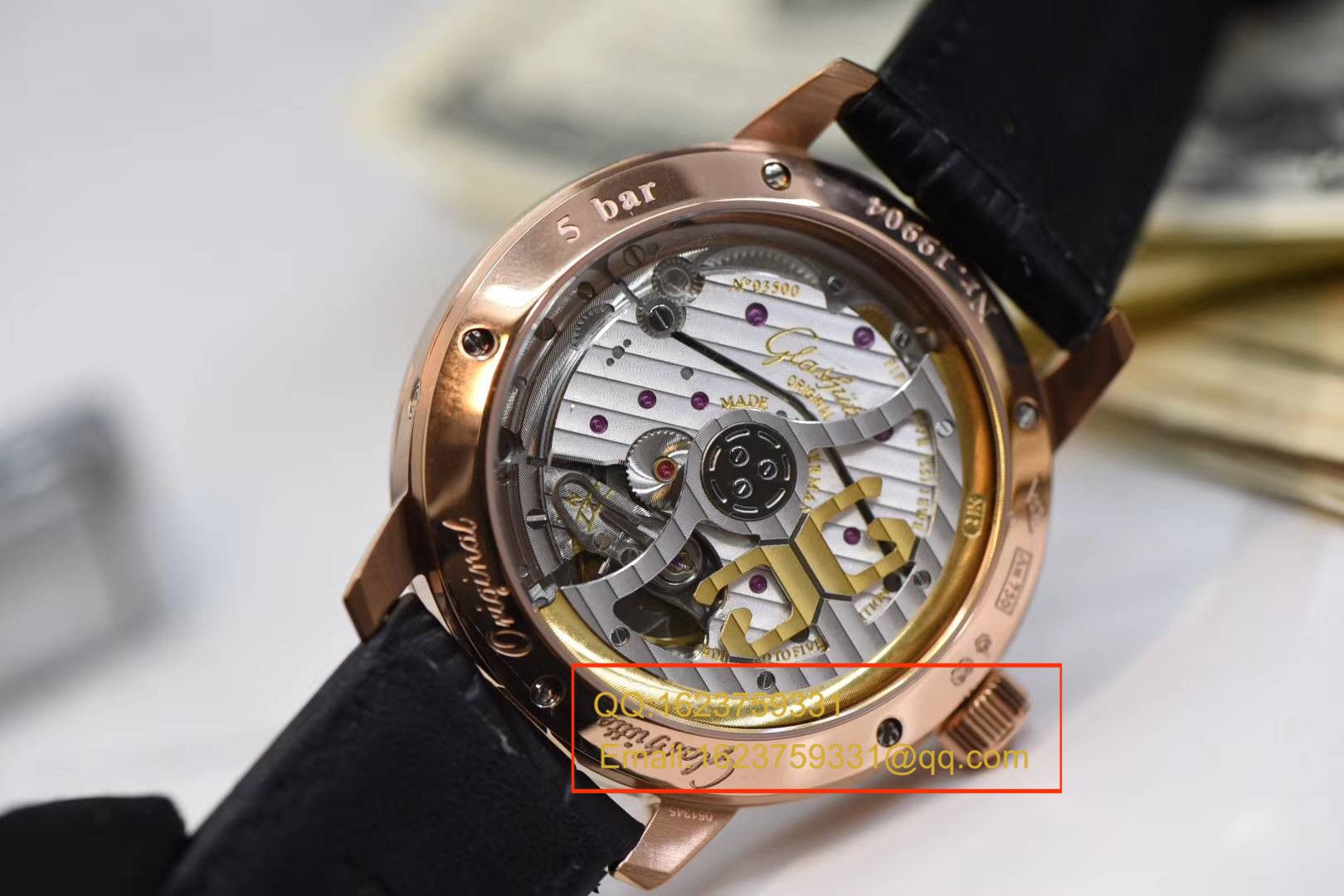 【GF一比一超A高仿手表】glashuette original原创精髓议员大日历月相 wrist watch 系列 100-04-32-15-04 wrist watch  / GLABA013