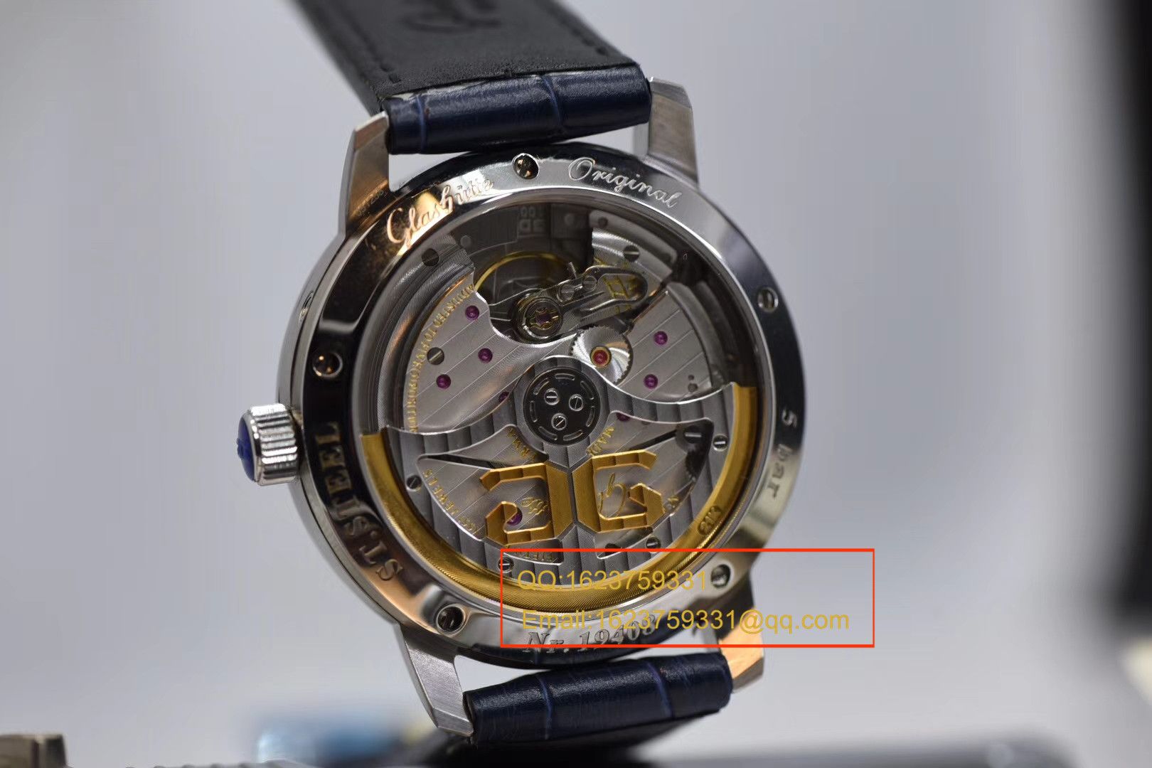 【GF一比一 top 复刻高仿手表】glashuette original原创精髓议员大日历月相系列100-04-05-12-30 wrist watch  / GLAB016