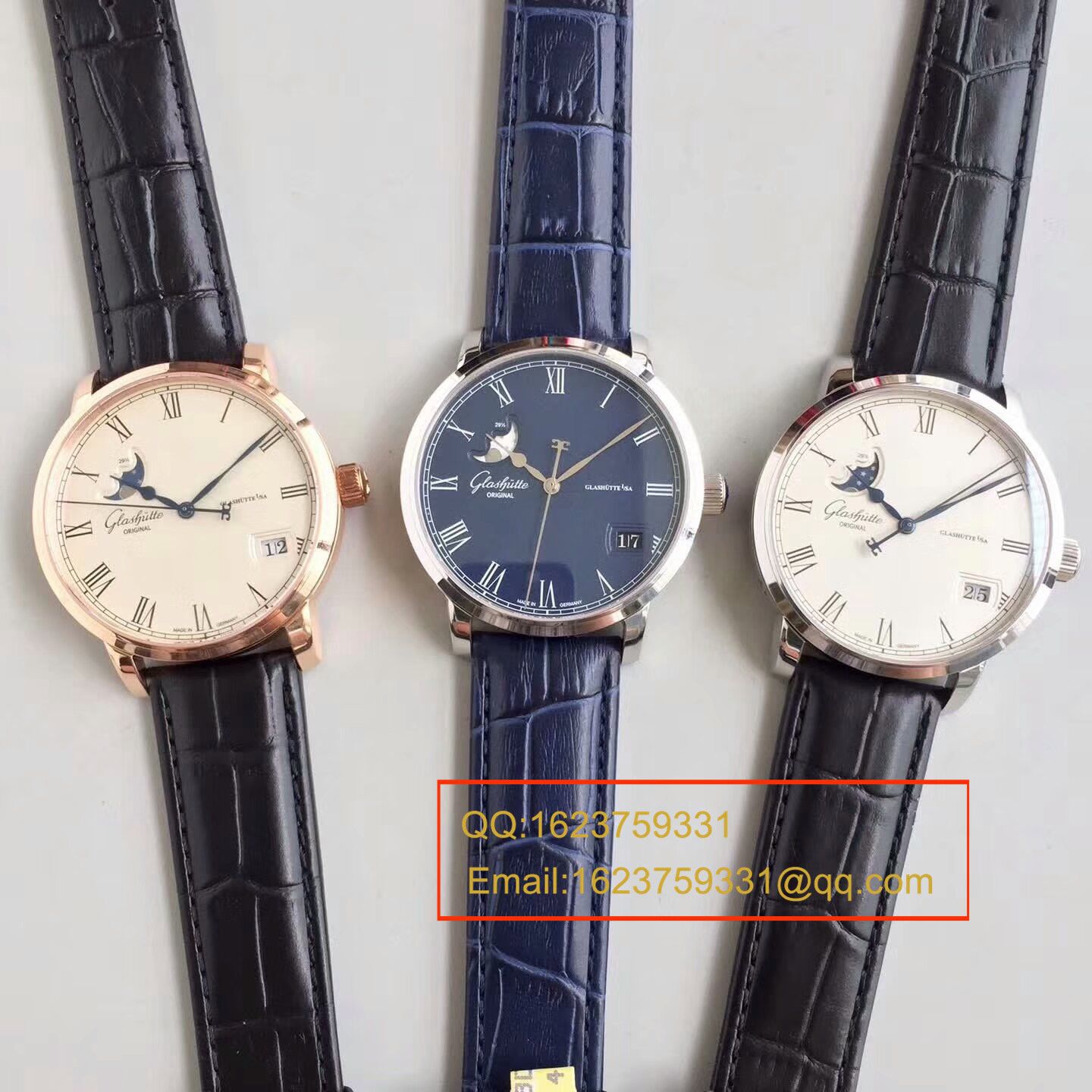 【GF1:1超A高仿手表】glashuette original原创精髓议员大日历月相系列100-04-05-12-30 wrist watch  / GLAB015 