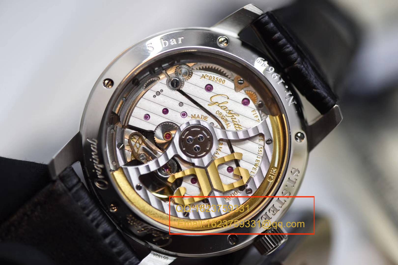 【GF1:1超A高仿手表】glashuette original原创精髓议员大日历月相系列100-04-05-12-30 wrist watch  / GLAB015 