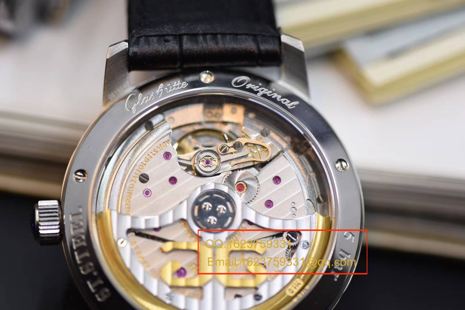【GF1:1超A高仿手表】glashuette original原创精髓议员大日历月相系列100-04-05-12-30 wrist watch  / GLAB015 
