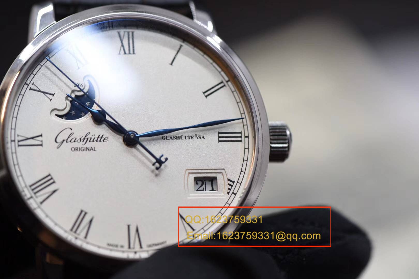 【GF1:1超A高仿手表】glashuette original原创精髓议员大日历月相系列100-04-05-12-30 wrist watch  / GLAB015 