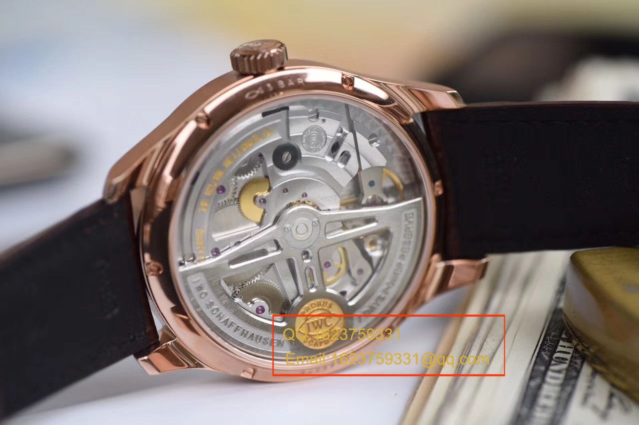 【YL Factory 一比一超A高仿手表】 IWC 葡萄牙年历 wrist watch 系列IW503504 IWC 年历玫瑰金 wrist watch  / WG304