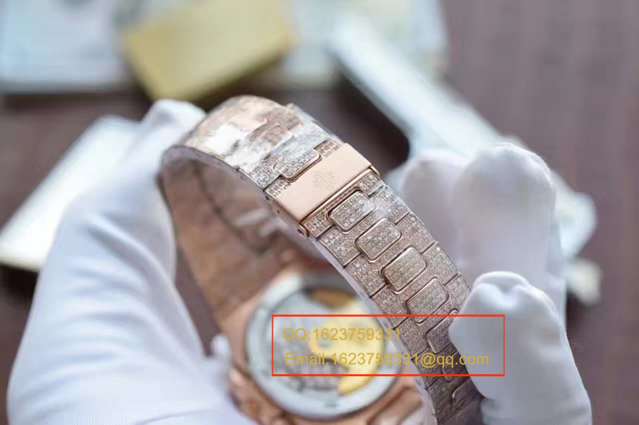 【DM Factory 一比一超A高仿手表】 PATEK PHILIPPE  Nautilus 满天星土豪款 wrist watch  / BD181