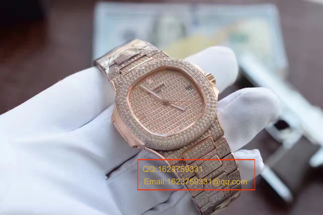 【DM Factory 一比一超A高仿手表】 PATEK PHILIPPE  Nautilus 满天星土豪款 wrist watch  / BD181