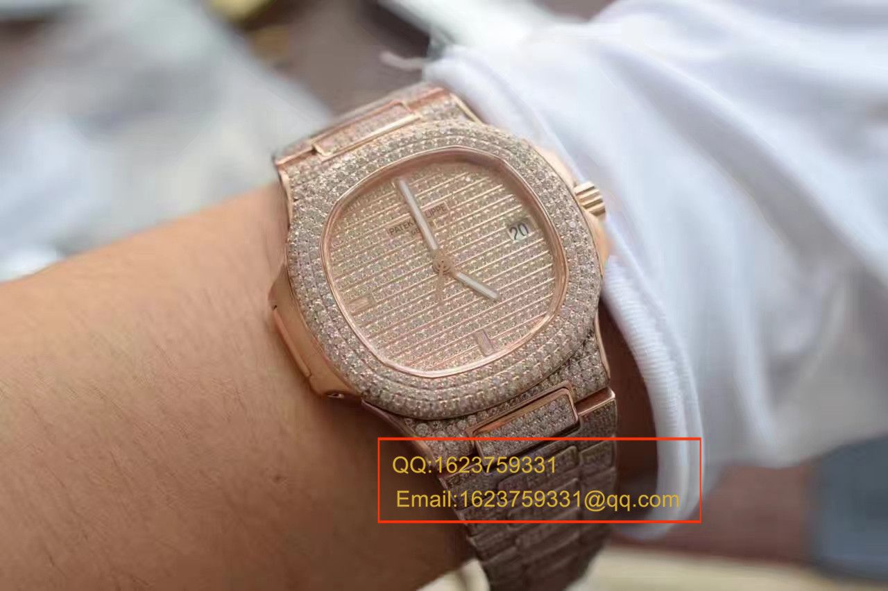 【DM Factory 一比一超A高仿手表】 PATEK PHILIPPE  Nautilus 满天星土豪款 wrist watch  / BD181