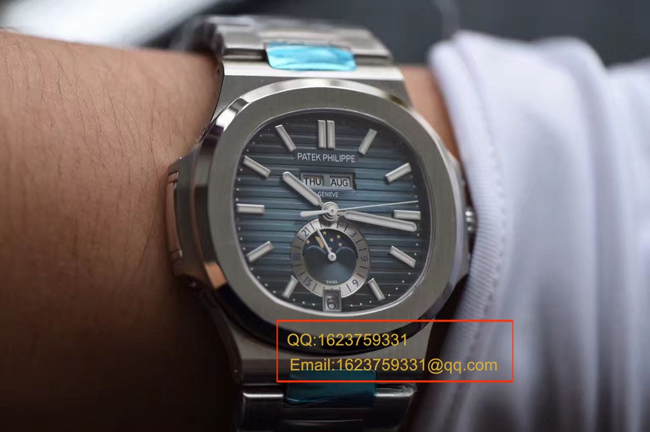 【KM一比一超A高精仿手表】 PATEK PHILIPPE 运动系列 Nautilus 月相5726/1A wrist watch  / BDBE199