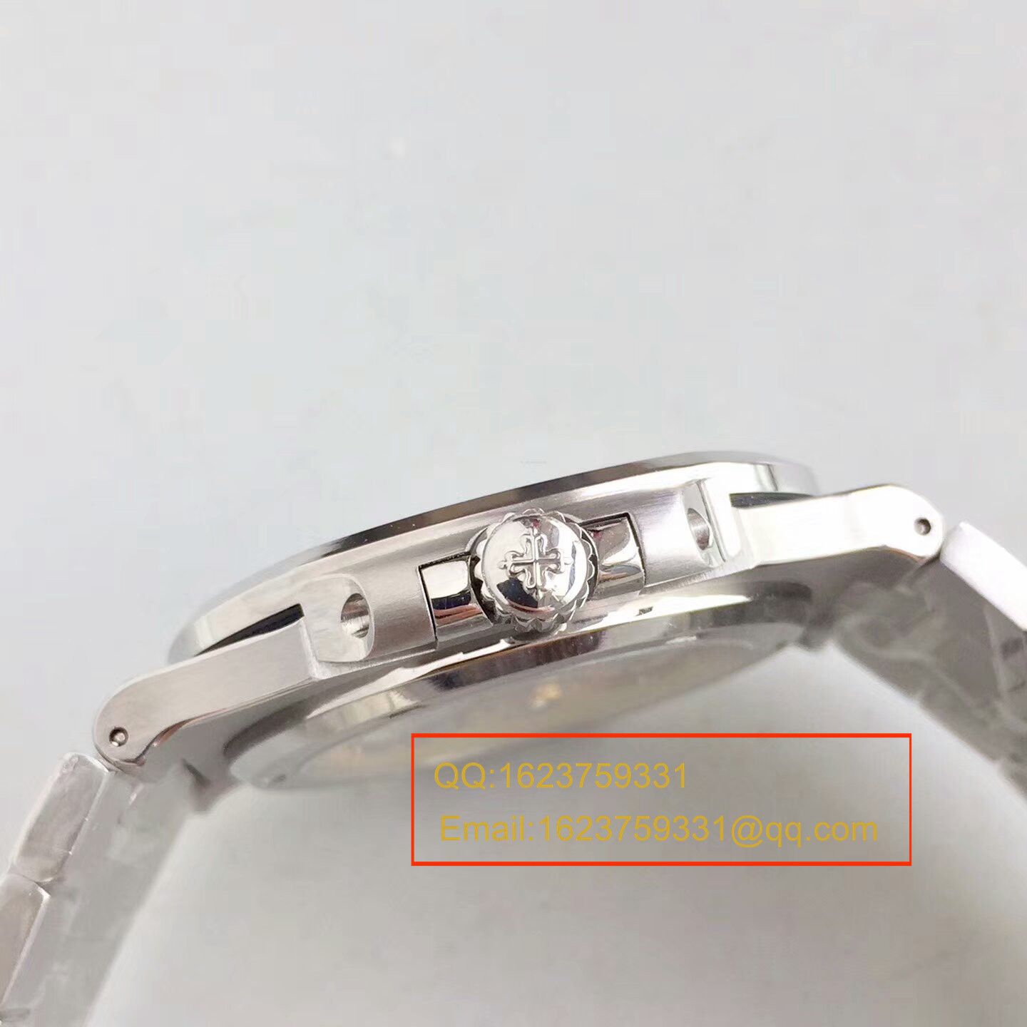 【PF一比一超A高仿手表】 PATEK PHILIPPE 运动系列5711G 白金 wrist watch 钢带款( Nautilus ) / BDBC201