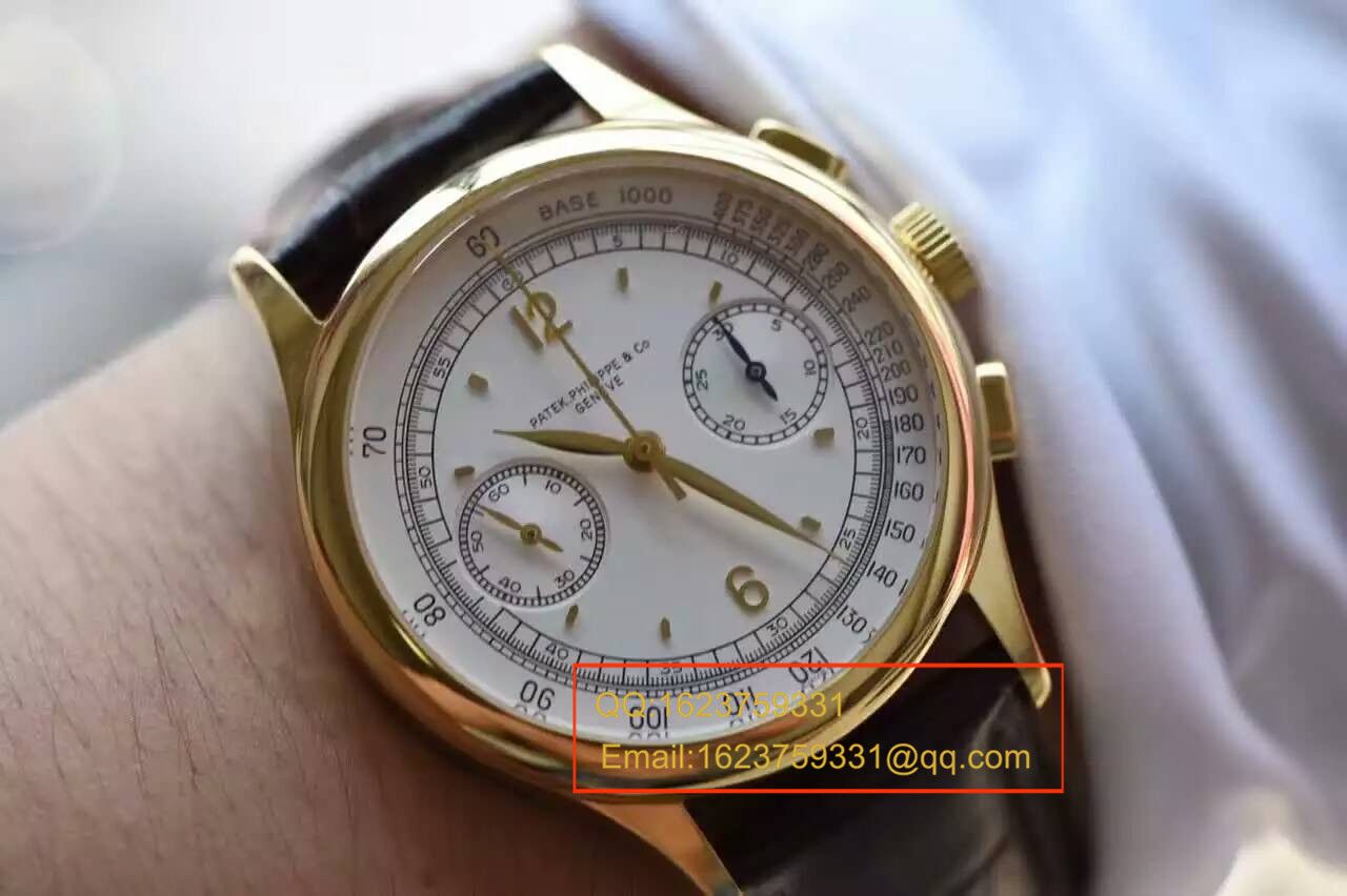 【独家视频测评台湾一比一超A高仿手表】 PATEK PHILIPPE 复杂功能计时系列5170J-001 wrist watch  / BDAF164.1