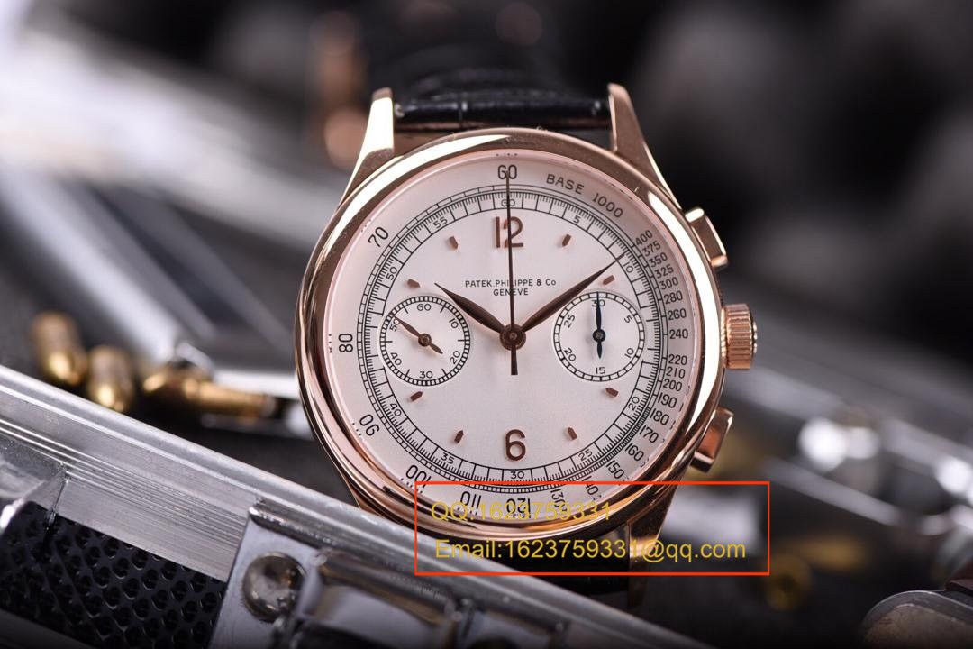 【独家视频测评1:1超A高仿手表】 PATEK PHILIPPE 复杂功能计时系列5170R-001 wrist watch  / BDAF164