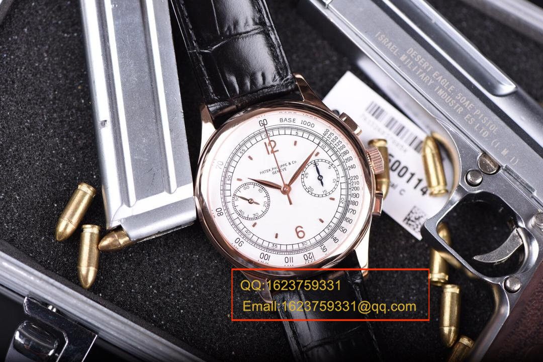 【独家视频测评1:1超A高仿手表】 PATEK PHILIPPE 复杂功能计时系列5170R-001 wrist watch  / BDAF164