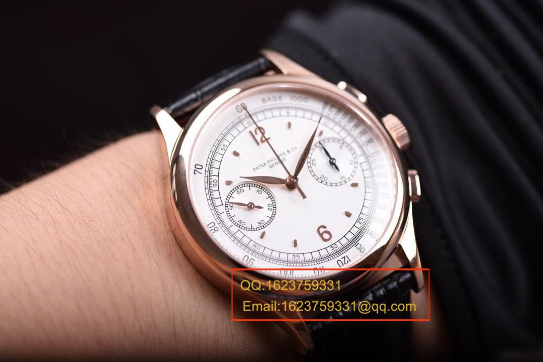 【独家视频测评1:1超A高仿手表】 PATEK PHILIPPE 复杂功能计时系列5170R-001 wrist watch  / BDAF164