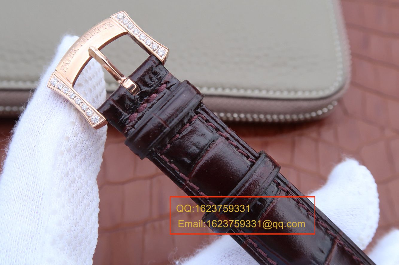 【KG一比一超A高仿手表】 PATEK PHILIPPE 复杂功能计时系列4968R-001 玫瑰金女士 wrist watch  / BD211A