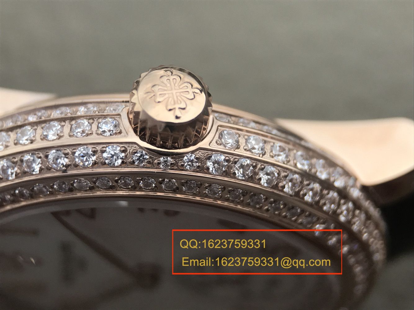【KG一比一超A高仿手表】 PATEK PHILIPPE 复杂功能计时系列4968R-001 玫瑰金女士 wrist watch  / BD211A